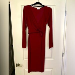 Red Wrap Dress